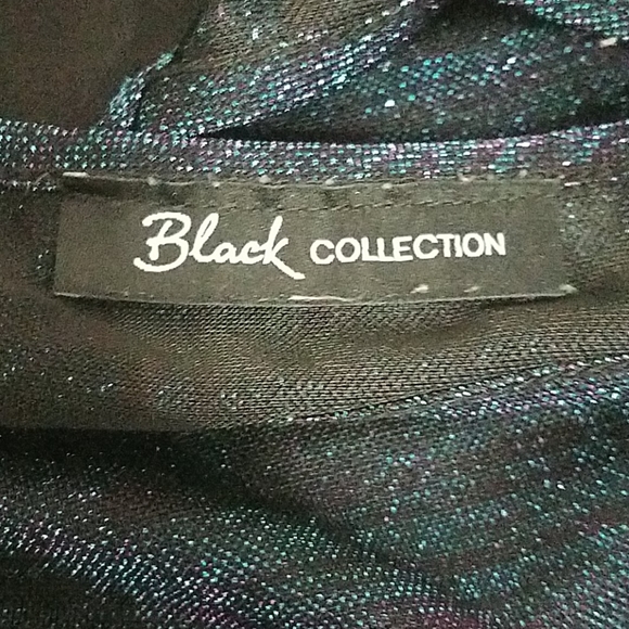 Iridescent black halter top - Picture 3 of 4